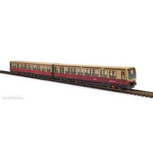 Halling BLS-TRD-L - Berliner S-Bahn BR481/482 Traditionslack, 2-tlg., Standmodell mit Licht, NEM658