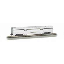 Bachmann 14653 - B&O® Silver w/ Blue stripe - 72 FT 2-Door Baggage car