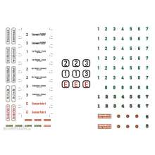 Halling DEC-GT4-NEU - Decals für GT4 Neunkirchen, beige