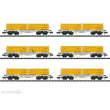 Trix T15075 - Containertragwagen-Set Sgmmns 190