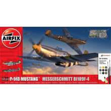 Airfix A50193 - P-51D Mustang vs Bf109F-4 Dogfight Double