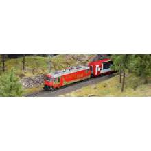 Bemo 1559161 - RhB Ge 4/4 III 651 Universallok ´Glacier on Tour´