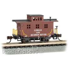 Bachmann 15756 - Lehigh & Hudson River #81 - Old-Time Caboose (N scale)