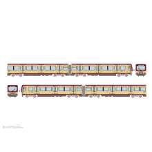 Halling BLS-SNG-SET-M - Berliner S-Bahn BR481/482 Sandgelb, 4-tlg. Halbzug, m. Antrieb, Licht, NEM658