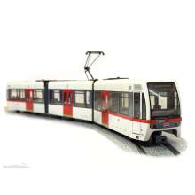 Halling WU6-U6W-M - T-Wagen U6 Wien, weiß, mit Antrieb und Licht