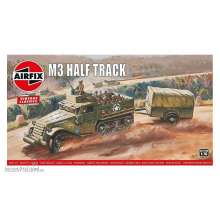 Airfix A02318V - 1:76 M3 Half Track & 1 Ton Trailer, Vintage Classics