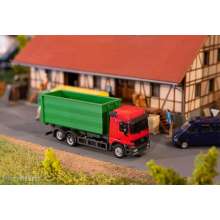 Faller H0 161493 - LKW MB Actros LH96 Abrollcontainer (HERPA)