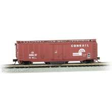 Bachmann 16369 - Conrail #229657 - Track-Cleaning 50 Plug-Door Box Car (N Scale)