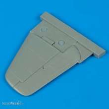 Quickboost QB72 131 - Junkers Ju 88G correct tail fin für Zvezda Bausatz