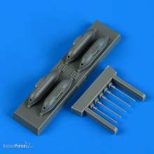 Quickboost QB72 659 - 1:72 Bf 109G-6/R6 cannon pods for TAMIYA