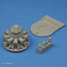 Quickboost QB48 026 - 1:48 F4U-7 Corsair engine für Hasegawa Bausatz