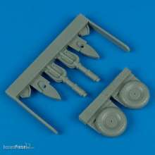 Quickboost QB48 257 - 1:48 Junkers Ju 87 Stuka uncovered wheels für Hasegawa Bausatz