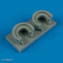 Quickboost QB48 358 - 1:48 Bf 110 oil tanks for Cyber Hobby