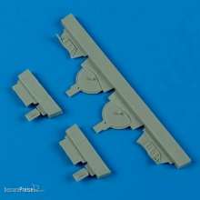 Quickboost QB48 451 - 1:48 A6M5 Zero undercarriage covers f.Hasega.