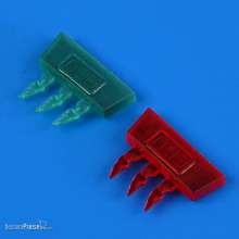 Quickboost QB49 086 - 1:48 Bf 109K position lights (coloured)