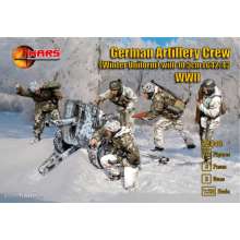 Mars Figures MS32048 - German Artillery Crew (winter Uniform) & 10,5cm LG 42/43