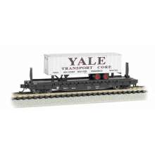 Bachmann 16755 - Atlantic Coast Line® 52ft flat car w/ Yale 35ft Trailer