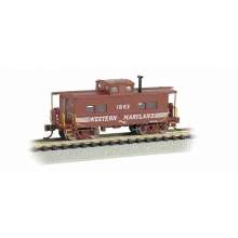 Bachmann 16859 - Western Maryland® #1863 (Speed Lettering) - NE Steel Caboose