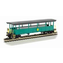 Bachmann 17445 - Cass Scenic Railroad - Open-Sided Excursion Car (HO Scale)