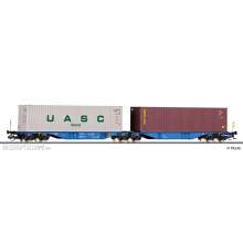 Tillig 18064 - Containertragwagen NACCO