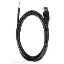 Faller 180731 - USB 2.0-Kabel, Typ A-Stecker an offenes Ende, 2 m