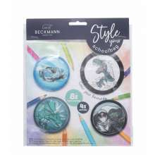 Beckmann 190901 - Packung mit Buttons, Mint