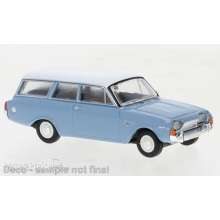 Brekina 19475 - Ford Taunus P3 Turnier, hellblau/weiss, 1964