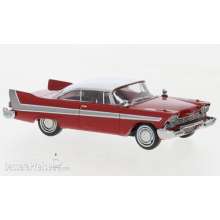 Brekina 19675 - Plymouth Fury, rot, weiss, 19