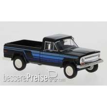 Brekina 19810 - Jeep Gladiator B, schwarz/blau, Honcho, 1968