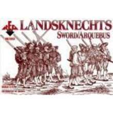 Red Box RB72057 - Landsknechts (Sword/Arquebus) 16th centu in 1:72