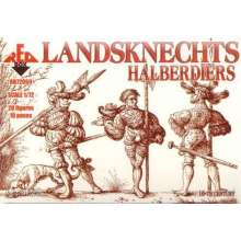 Red Box RB72059 - Landsknechts (Halberdiers),16th century in 1:72