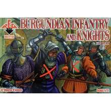 Red Box RB72110 - Burgundian infantry a.knights,15th centu set 2 in 1:72