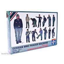 Orion ORI72045 - WWII German panzer soldiers, set 1 in 1:72