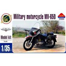 AIM -Fan Modell AIM35004 - 1:35 MV-650 military motorcycle