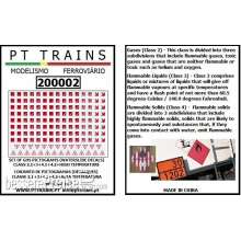 PT Trains 200002 - Set Wasserdecals Piktogramme hohe Temperaturen