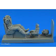 Aerobonus 320.144 - 1:32 USAAF WWII Pilot with seat for P-51B/C Mustang for TRUM/REV