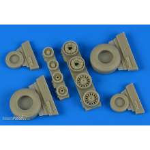 Wheelliant 148.019 - 1:48 F-14B/D Tomcat weighted wheels f.Tamiya