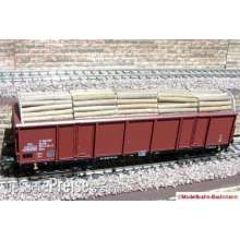 Modellbahn-Bachmann 2010410 - Stammholz längs für Tillig, für den 4-achs. off. Güterwagen Eas (Art.- Nr. 15220 .ä.) Größe: 103 x 20 mm