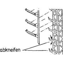 Weinert 2029 - Steigen für Masten mit 138 mm Masthöhe (H0)