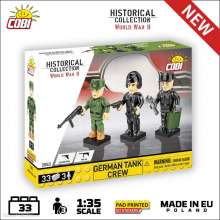 Cobi 2053 - 3 PCS HC WWII //3 fig. & accesories - German Tank Crew