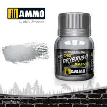 AMMO by MIG Jimenez A.MIG-0622 - DRYBRUSH Gun Metal