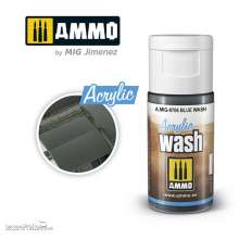 AMMO by MIG Jimenez A.MIG-0706 - ACRYLIC WASH Blue Wash