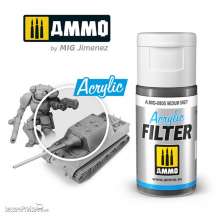 AMMO by MIG Jimenez A.MIG-0805 - ACRYLIC FILTER Medium Grey