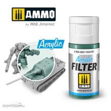 AMMO by MIG Jimenez A.MIG-0809 - ACRYLIC FILTER Turquoise