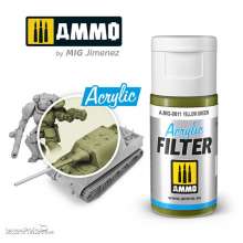 AMMO by MIG Jimenez A.MIG-0811 - ACRYLIC FILTER Yellow Green