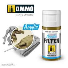 AMMO by MIG Jimenez A.MIG-0812 - ACRYLIC FILTER Khaki Green