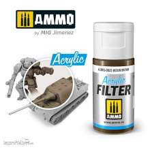 AMMO by MIG Jimenez A.MIG-0823 - ACRYLIC FILTER Medium Brown