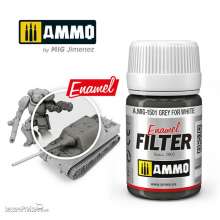 AMMO by MIG Jimenez A.MIG-1501 - FILTER Grey for White