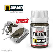 AMMO by MIG Jimenez A.MIG-1502 - FILTER Dark Grey for White