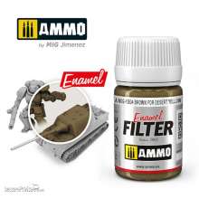 AMMO by MIG Jimenez A.MIG-1504 - FILTER Brown for Desert Yellow